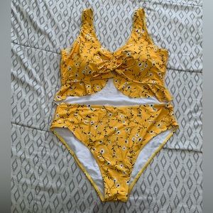 Shein plus size 4XL one piece swimsuit